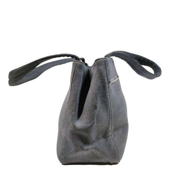 00125144# Prada Shoulder Bag Black Canvas - Picture 2 of 10